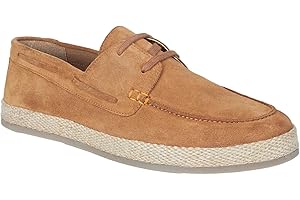 Silver Street London Men's Northolt Suede Leather Lace up Boat Shoe Casual Summer Shoe