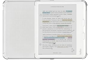 Stianiiie Coque pour Kobo Libra 2 / Libra Colour 7" Housse avec Coins renforcés Étui pour Libra 2 Ereader Libra Colour Étui