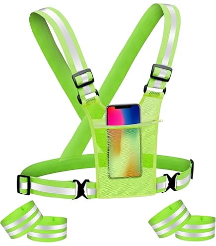 Gilet Catarifrangente Regolabile Con Nastri Riflettenti - Alta Visibilit&agrave; Per Sicurezza