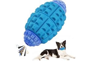 YINEYA Tough Dog Toys for Aggressive Chewers - Large Breed, Indestructible & Durable, Squeaky Dog Ball
