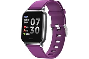 SUPBRO 1,3'' Smartwatch Tracker Fitness Orologio Sport Smartband con Alexa Integrato Impermeabile IP68, Contapassi, Monitoraggio Frequenza Cardiaca del Sonno e della Salute