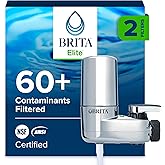 Brita Lavabo i&ccedil;in Su Filtresi, Musluk Suyu i&ccedil;in Musluk Montajlı Su Filtrasyon Sistemi, Kurşun% 99'unu Azaltır, Krom