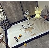 Tapis De Jeu Epais Bebe Marbeine Grand Dessinee Tapis De Sol En Coton Doux Lavables Antiderapant Pour Decoration De Chambre Enfant 1 45 1 95m Renard Amazon Fr Bebe Et Puericulture