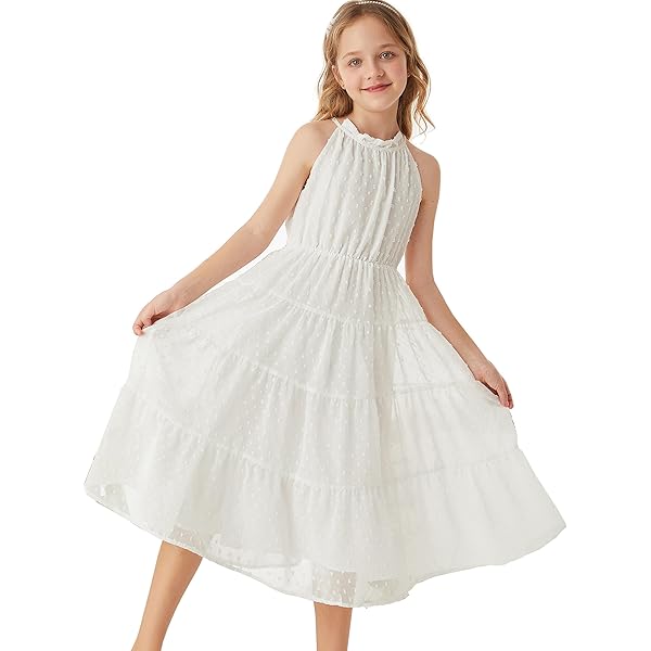 GRACE KARIN Meisjesjurk, halterjurk, glitter, paillettenjurk, mouwloos, A- lijn, bloemenmeisjesjurken voor bruiloften, schattige feestelijke jurk, zwart, 7-8 Jaar