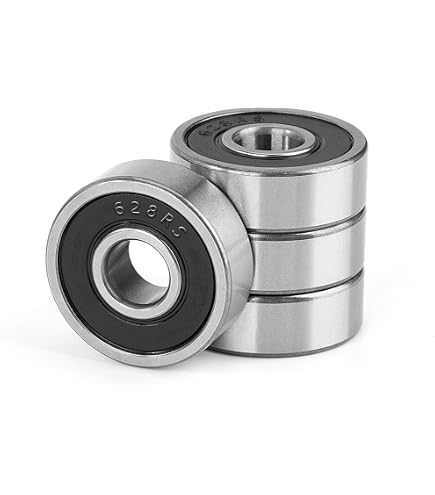10 Cuscinetti A Sfera Scanalati 626-2RS Doppio Sigillato, 6x19x6mm, Acciaio Al Carbonio, Uxcell