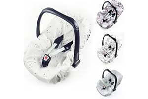 BABEES Rivestimento estivo per ovetto, universale, 100% cotone antibatterico con ioni d'argento, rivestimento per ovetto (BEES)