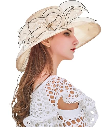 Cappello Sole Pia Rossini Turchese Tesa Larga – Matrimonio E Vacanza – Taglia M/L - Foto 3