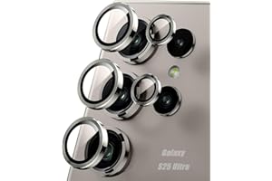 AFENGBOX 2 Set Kameraschutz für Samsung Galaxy S25 Ultra,9H Panzer Schutz Glas Objektivschutz Individuell Kamera Linse Schutz,Ultra HD Kratzfest Kamera Schutzfolie für Samsung S 25 Ultra,Grau