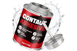 Kontaktsvans, 170 g skolim, universellt omedelbart omedelbart kontaktlim lämpligt för läder, metall, plast, duk, etc.