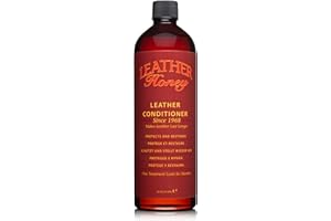 ‎LEATHER HONEY Leather Honey Odżywka do Skóry - Leather Conditioner Premium, na Rynku od 1968, do Odzieży Skórzanej, Mebli, Butów, Toreb i Galanterii, we Wnętrzach Samochodowych, Nietoksycznych i Wyprodukowany w USA
