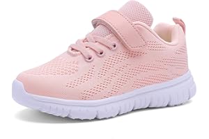 Qciplr Turnschuhe Jungen Mädchen Sportschuhe Laufschuhe Mesh Atmungsaktiv Hallenschuhe Tennisschuhe Leicht Outdoor Fitness Sneaker