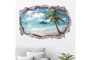 HPNIUB Graz Design - Adesivo da parete 3D, 90 x 60 cm (larghezza x altezza)