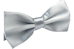 WELROG Homme Noeuds papillon pré-noués pour la noce Noeud papillon réglable - Noeud papillon de couleur unie réglable Noeud papillon pré-noué formel