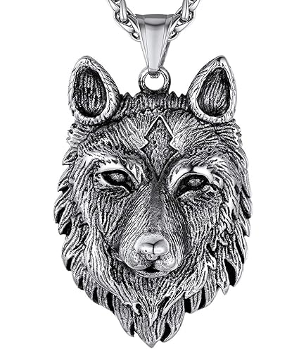 Viking Halsketting Voor Heren - Roestvrijstalen Odin Hanger Met Valknut Symbool, 60 Cm