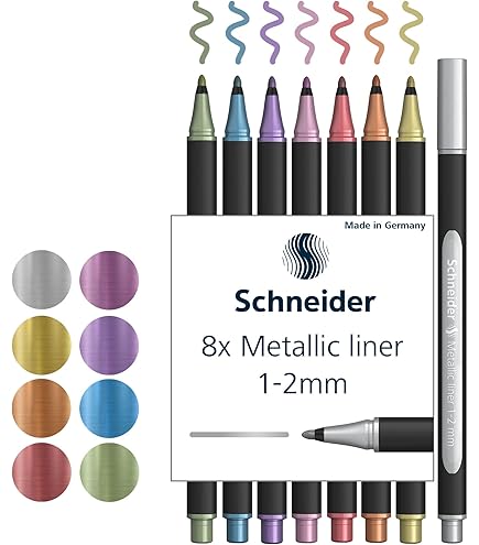 Penne Calligrafia Schneider Brushpen Paint-It 070 - Pennarelli Con Punta A Pennello, 10 Colori Assortiti, Per Lettering E Disegno Lettering Creativo Penne Brush