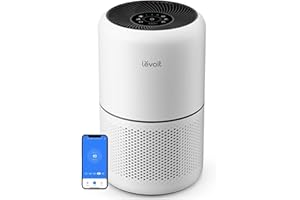 LEVOIT Smart Air Purifier with Plasma for Home Bedroom, H13 HEPA Filter with Air Quality Sensor, Removes 99.97% Pollen Allergies Dust Odours, Alexa Enabled with Quiet Auto Mode, Core300S Pro