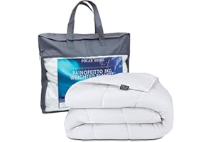 Polar Night Gewichtsdecke für Erwachsene 150 x 200 cm, 9 kg - Weighted Blanket für tiefen Schlaf, Schwere Decke, Therapiedecke aus 100% Baumwolle, Entspannungsdecke Oeko-TEX® 100 Standard Bettdecke