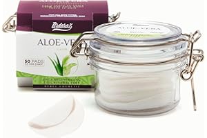 Ardaraz Discos de renovación celular con Acido Láctico y Aloe Vera. Discos impregnados en exfoliante facial suave. Efecto Calmante. Peeling Quimico Facial de Uso Diario. 50 ud