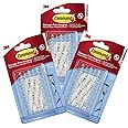 Command 3M Adhesive Decorating Picture Hanging Hooks Clear - Set of 3 (60 Clips)