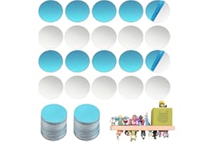 HAREWU 50 stück Metallplättchen Selbstklebend,Metallplatte für Magnete,Aftgrund für Magnete, Metallplatte aus Edelstahl,Dekoriere das Kinderzimmer mit Tonie-Figuren(30mm*0.3)