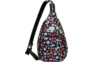HUA ANGEL Zaino Monospalla Multitasche Uomo Donna Sportivo Borsa Piccola A Tracolla Sling Con Zip Leggero Petto Borsa Crossbody Zaino Spalla Antifurto Da Viaggio Lavoro Outdoor Ciclismo Moto