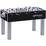 Garlando Calcio Balilla F-200 Evolution con Aste Rientranti Nero/Argento