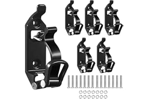 LOEPENLE 6PCS Schaufelhalter für Dachträger,6X 40mm Schaufel Halterung Axthalter Dachträger Zubehör Spannverschluss Gummi Verschlusslager Wandmontagehalterungen für Lastwagen Auto Boot Werkzeug Spaten Offroad