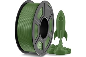 JAYO High Speed Filament PLA 1,75 mm, do drukarki 3D, precyzja +/- 0,02 mm, szpula 1,1 kg, do 600 mm/s, idealny do szybkiego i precyzyjnego drukowania, oliwkowy