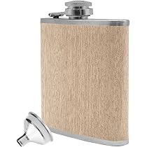 Flasque En Acier Inoxydable, Design Cuir, Poche Poitrine, Bouteille De