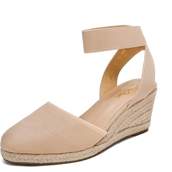 The Drop Espadrilles Compensées Zuki Femme - Noir - Talon 7,6 Cm - Style Vacances