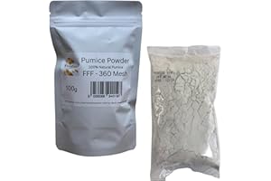 TRUSTLEAF Polvo pómez de 100 g - (grado seleccionado) - Artesanía/Electrónica/Joyería - FFF 360 Mesh