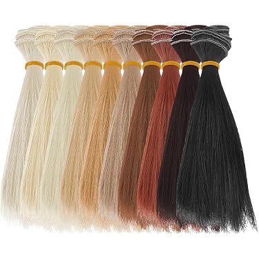 Pelliccia Di Mohair Tibetano Per Reroot Bambole BJD E Dollfie &ndash; Riccia E Morbida