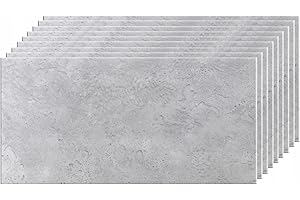 DECCART Wand-Paneele in Betonoptik, Deckenpaneele, Wandverkleidung Deckenverkleidung mit Beton-Imitat, Wandplatten in Grau aus Polystyrol (Grau (6914 XL), 4 Stück (2m2))