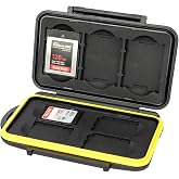 JJC Memory Card Case Memory Card Sleeves for 4 x SD/SDHC/SDXC and 3 x XQD CFexpress Type B Cards