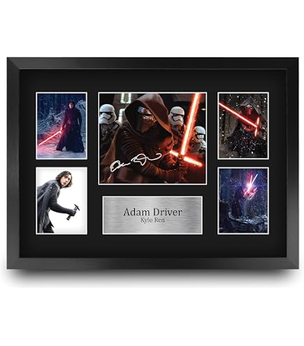 Christopher Lee Count Dooku - Photo Signée Encadrée A4 - Star Wars - Cadeau Fan Cinéma