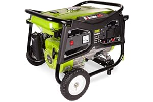 Böhmer-AG WX-2500K Portable Petrol Generator 2.2Kw 12V DC Output Gen-III Recoil Start Outdoor 7Hp 4-Stroke OHV Engine with 2 UK 240V Standard Plug Sockets