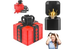 CHANCCI Prank Box - Annoying Present Box with Middle Finger, 3D Printed Annoying Gift Box with Screw, Funny Surprise Pranks Gift Box for Adults, Fun Gag Gifts Ideal for Birthday,Christmas & Halloween