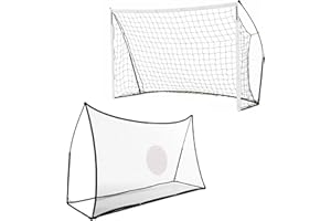 ‎QUICK PLAY QUICKPLAY Spot Target Fußballnetz-Serie | Tragbarer Fußballtrainer für Ballfertigkeiten – mit kostenloser eCOACH-Trainings-App | Fußball-Rebound-Netz in 3 Größen erhältlich