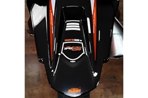 labelbike - 3D Żelowa żywica klejąca Ochrona tylnej części ogona Motocykl kompatybilny z KTM 890 Duke GP 2022-2023 Biały