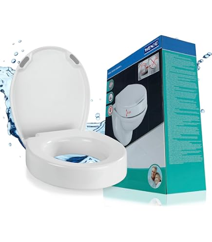 Rehausseur WC 11 Cm Sans Couvercle - Élévateur Toilettes Confort Pour Personnes Âgées Et Mobilité Réduite