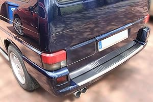 ‎RECAMBO Ladekantenschutz Edelstahl MATT kompatibel für VW T4 FACELIFT 1996-2003 | | mit Abkantung | premium Qualität von RECAMBO