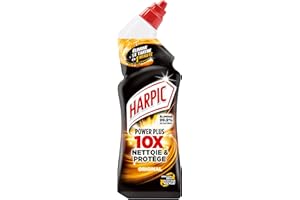 Harpic Gel WC PowerPlus Original - nettoyant wc antibactérien - efficace sans brosse 750ml