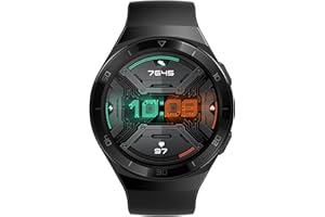 Huawei Watch GT 2e - Stal nierdzewna - 2 tygodnie pracy na baterii - Smartwatch z paskiem - Fluoroelastomer - Ekran 3; 5 cm (1; 39 ") Grafitowa czerń