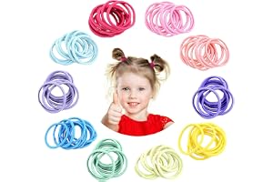 100 Baby-Haargummis Nahtlos – Weich, Bunt & Schonend Für Zarte Kinderhaare