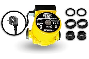 LORAC RS-Q 25-6/130 Professional Series Bomba de circulación, bomba de agua potable, bomba de calefacción por suelo radiante 25-60/130, 48-93W, H.max 6m, T.max - 120st.C, 3,3m3/h