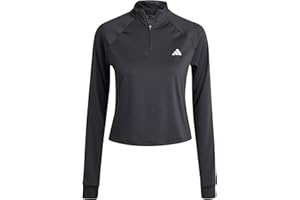 Adidas Mujer Train Essentials Minimal Branding 1/4-Zip Cover Up