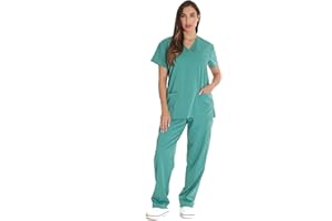 Just Love Women's Scrub Sets Six Pocket Medical Scrubs (V-Neck with Cargo Pant)