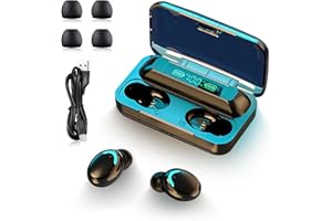 yummici Bluetooth Kopfhörer Ohne Kabel - Kopfhörer Kabellos Bluetooth In Ear Kopfhörer Bluetooth Ip7 Wasserdicht Kopfhörer Kabellos Bluetooth 5.1 Kopfhörer In Ear Kopfhörer Bluetooth Noise Cancelling