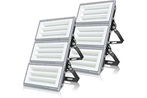 TASINUO LED Floodlight Outdoor 300W 2 Pack, 3 in 1 LED Flood Light 30000LM 7000K Super Bright Security Lights, IP67 Waterproof LED Spotlight Wall Light with 180° Rotation for Garden Garage Stadium