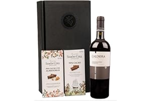 ‎FABELHAFTE GESCHENKE Geschenkset italienischer Rotwein Montepulciano d'Abruzzo mit edler Schokolade von Simón Coll